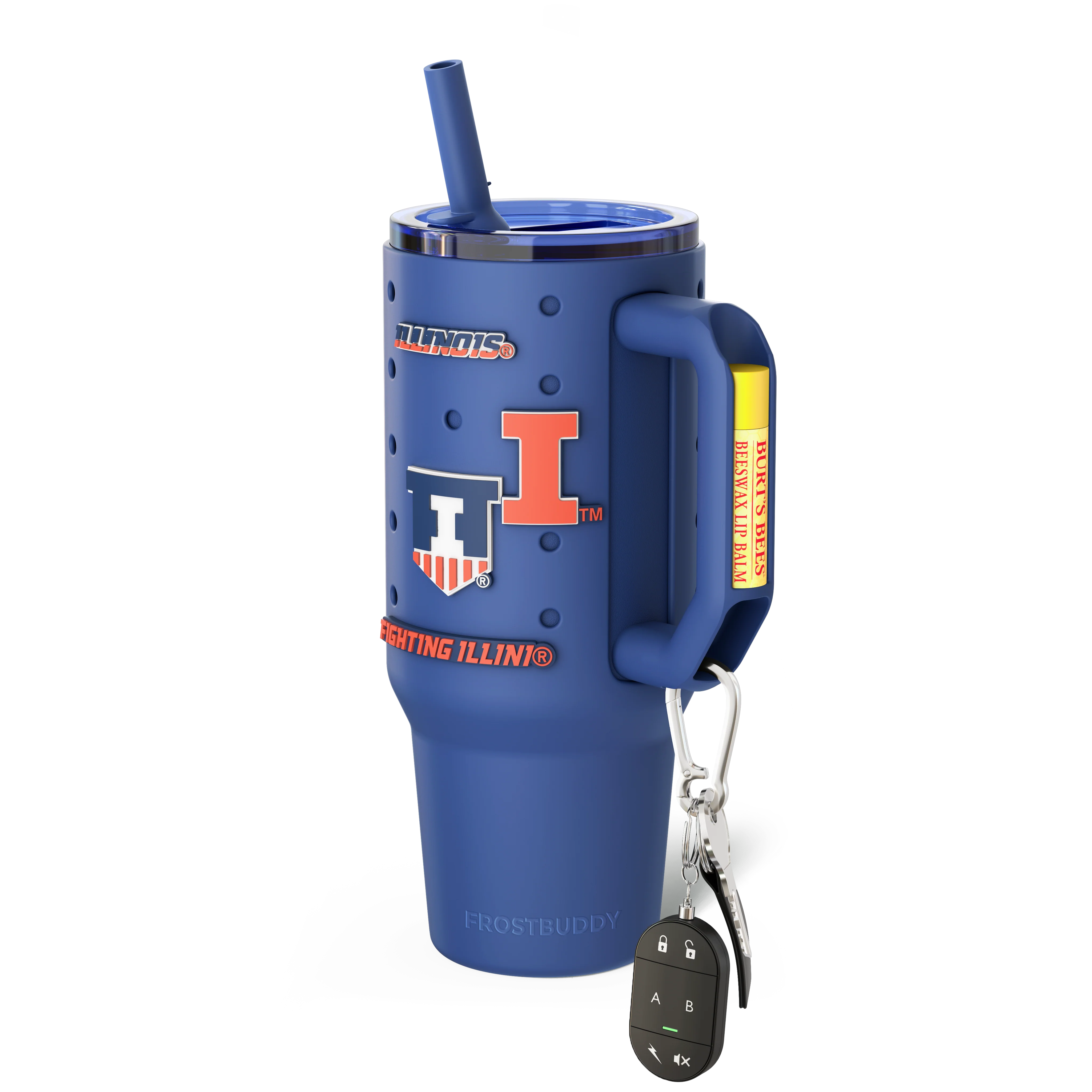 Thicc Buddy 40oz | Illinois Fighting Illini | Skin + Budz Bundle