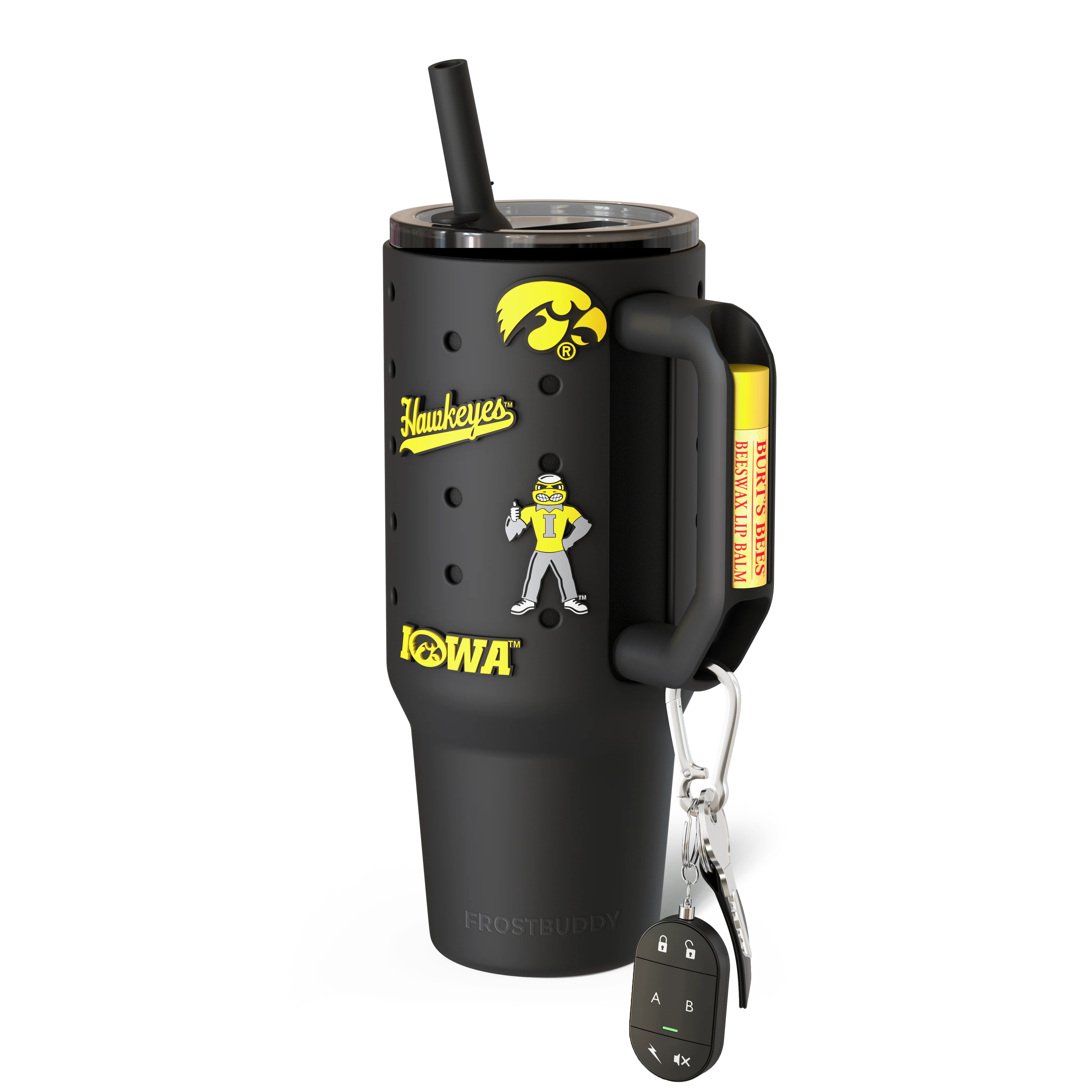 Thicc Buddy 40oz | Iowa Hawkeyes | Skin + Budz Bundle