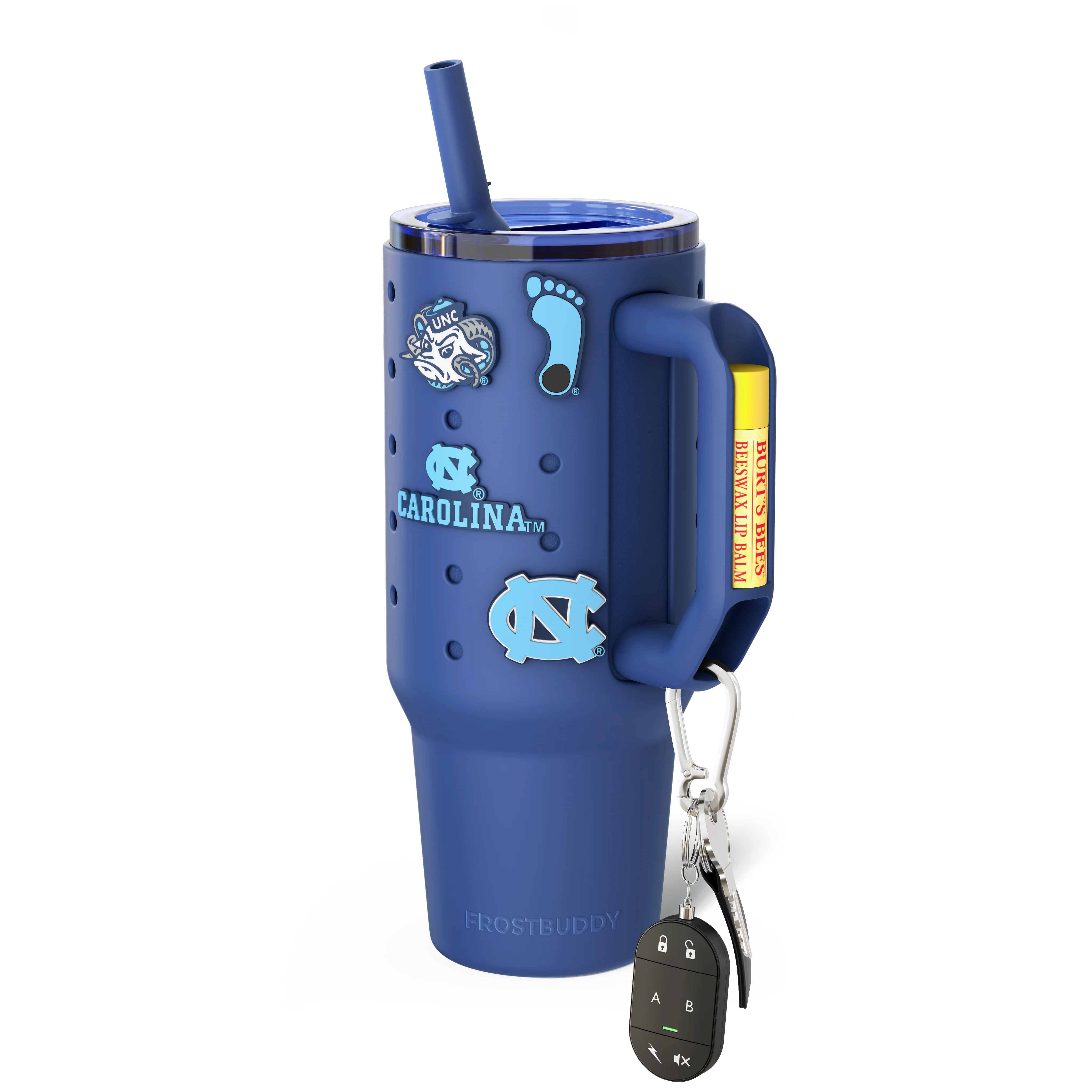 Thicc Buddy 40oz | UNC Tarheels | Skin + Budz Bundle