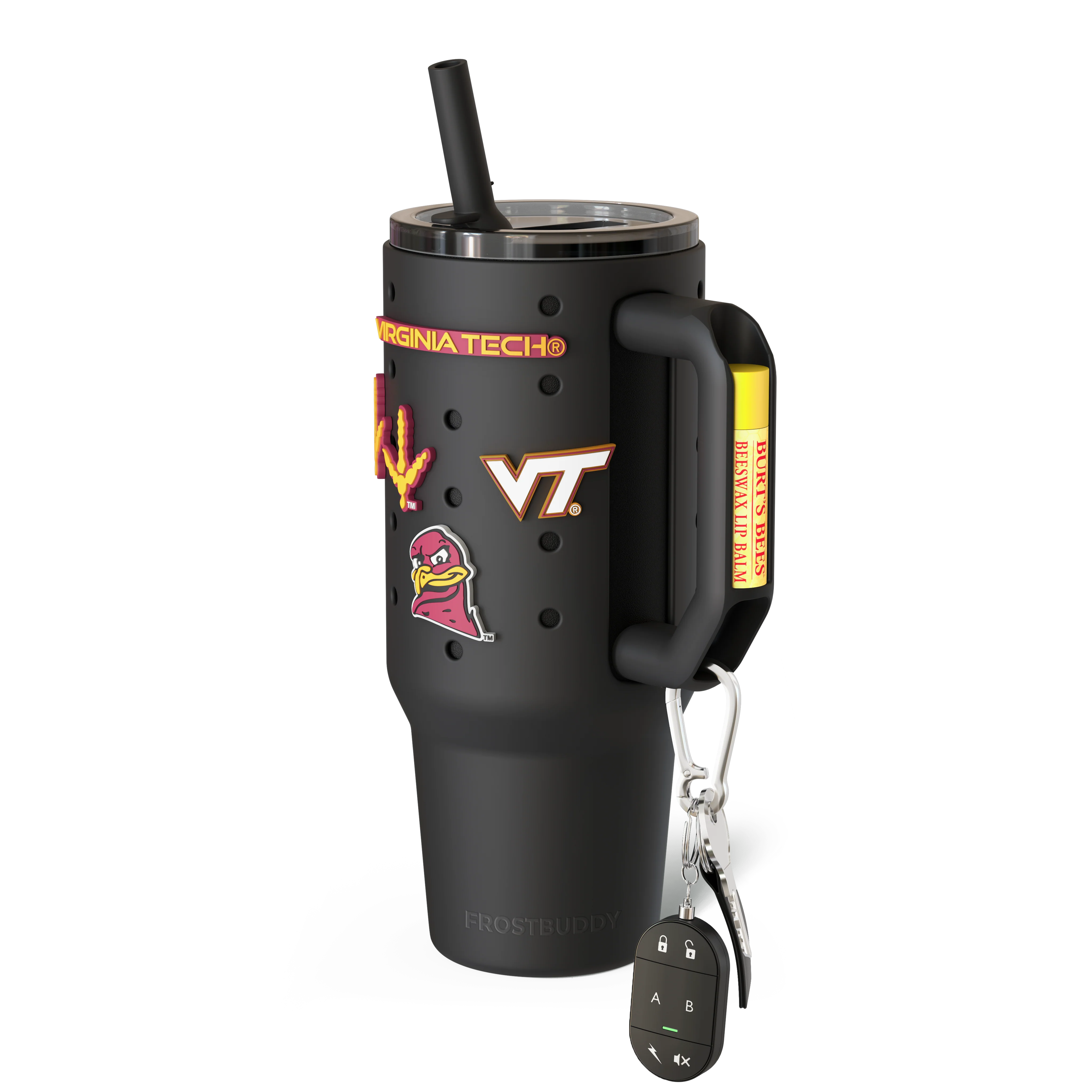 Thicc Buddy 40oz | Virginia Tech Hokies | Skin + Budz Bundle